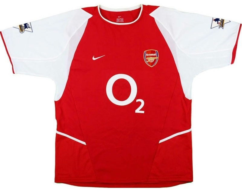 Camisa retro Arsenal 2002 2003 I jogador